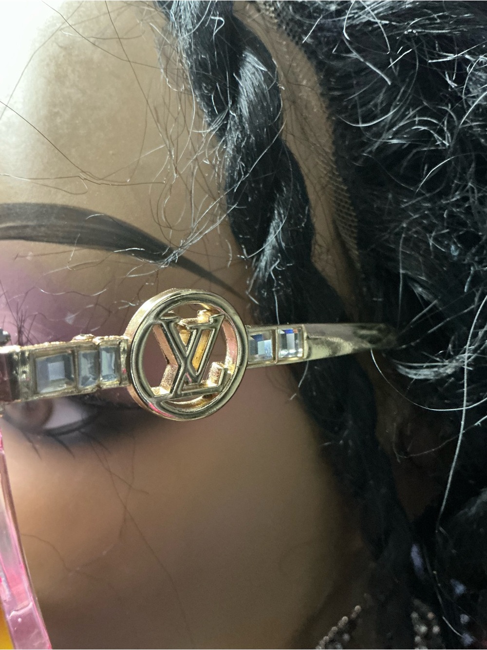 Louis Vuitton Purple to Pink Gradient Oversized Square Sunglasses - Picture 3 of 8
